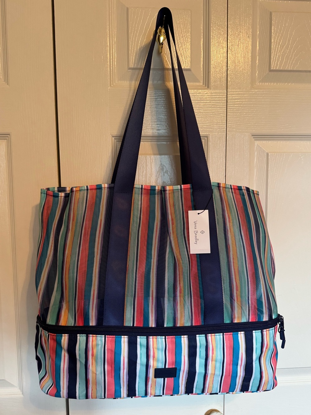Vera Bradley Multicolor Mesh Dual Compartment Tote